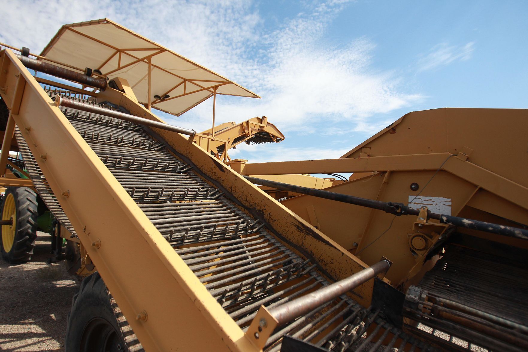 Idaho Famous Potatoes harvester